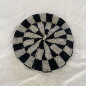 Checkered Beret Hat